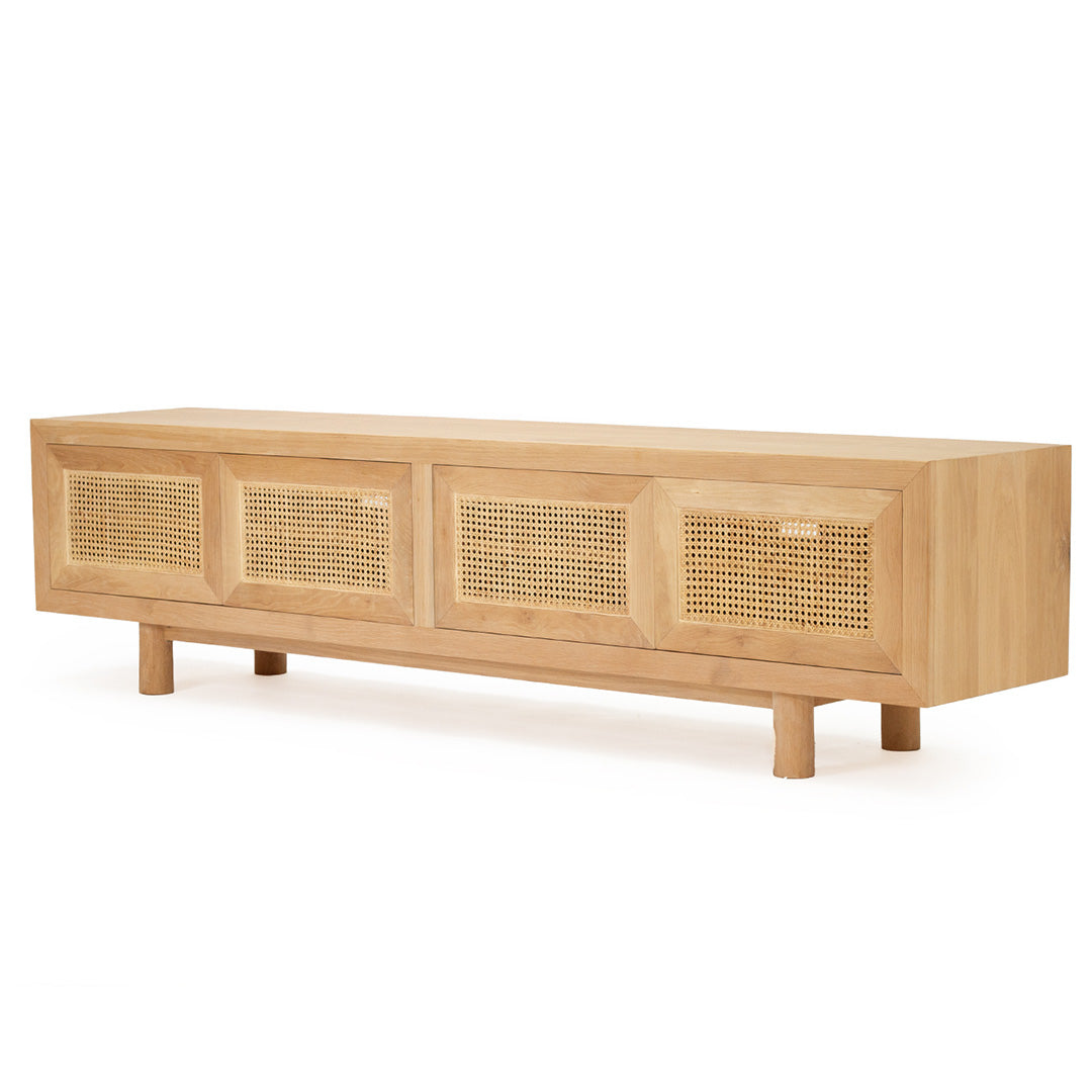 Iluka Four Door Entertainment Unit - Natural