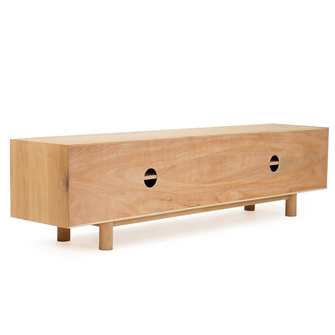 Iluka Four Door Entertainment Unit - Natural