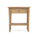 Hamilton Cane Bedside Table - 57cm Weathered Oak - SEATONES