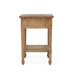 Hamilton Cane Bedside Table - 57cm Weathered Oak - SEATONES