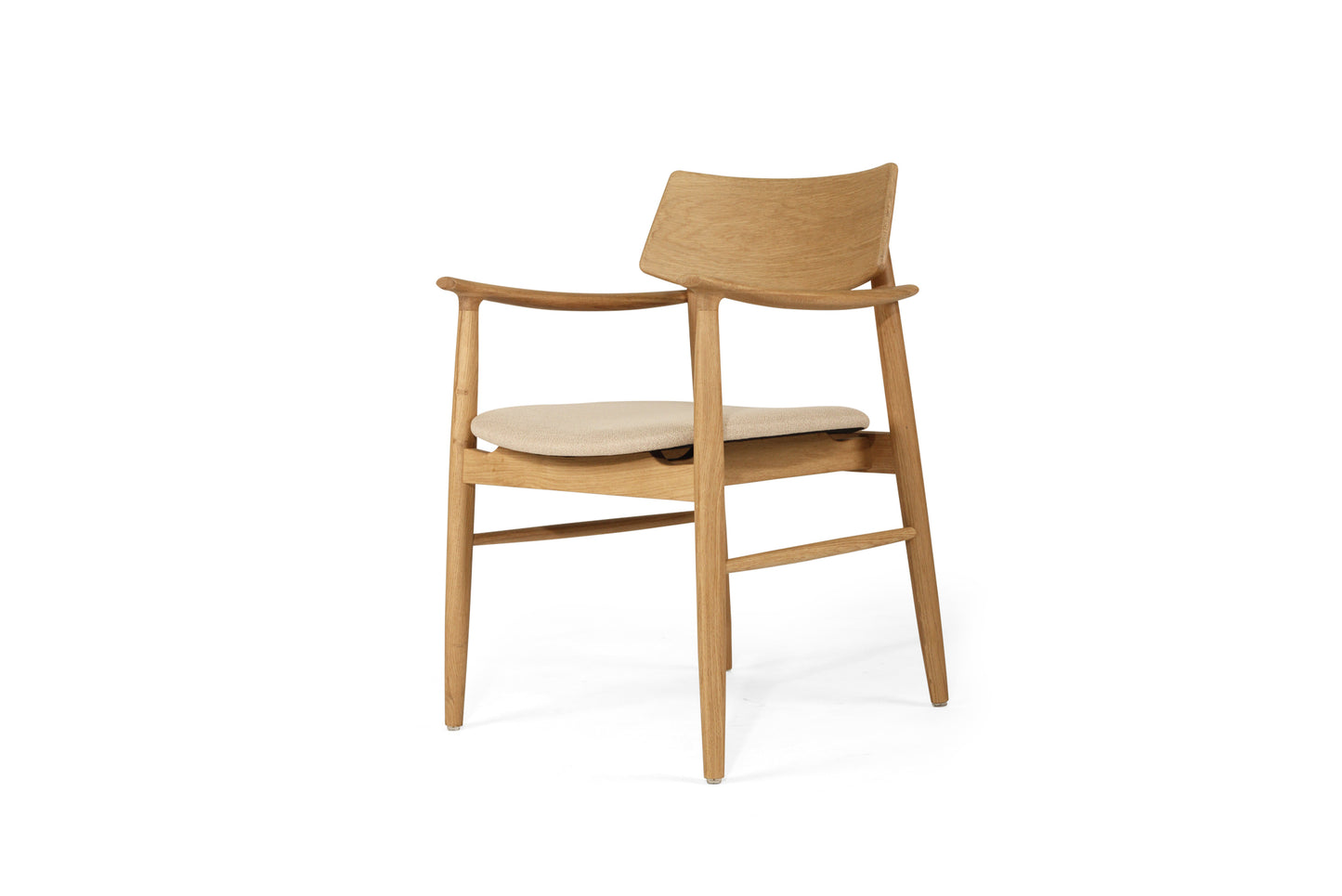 Harlow Armchair - Natural - Linen Seat