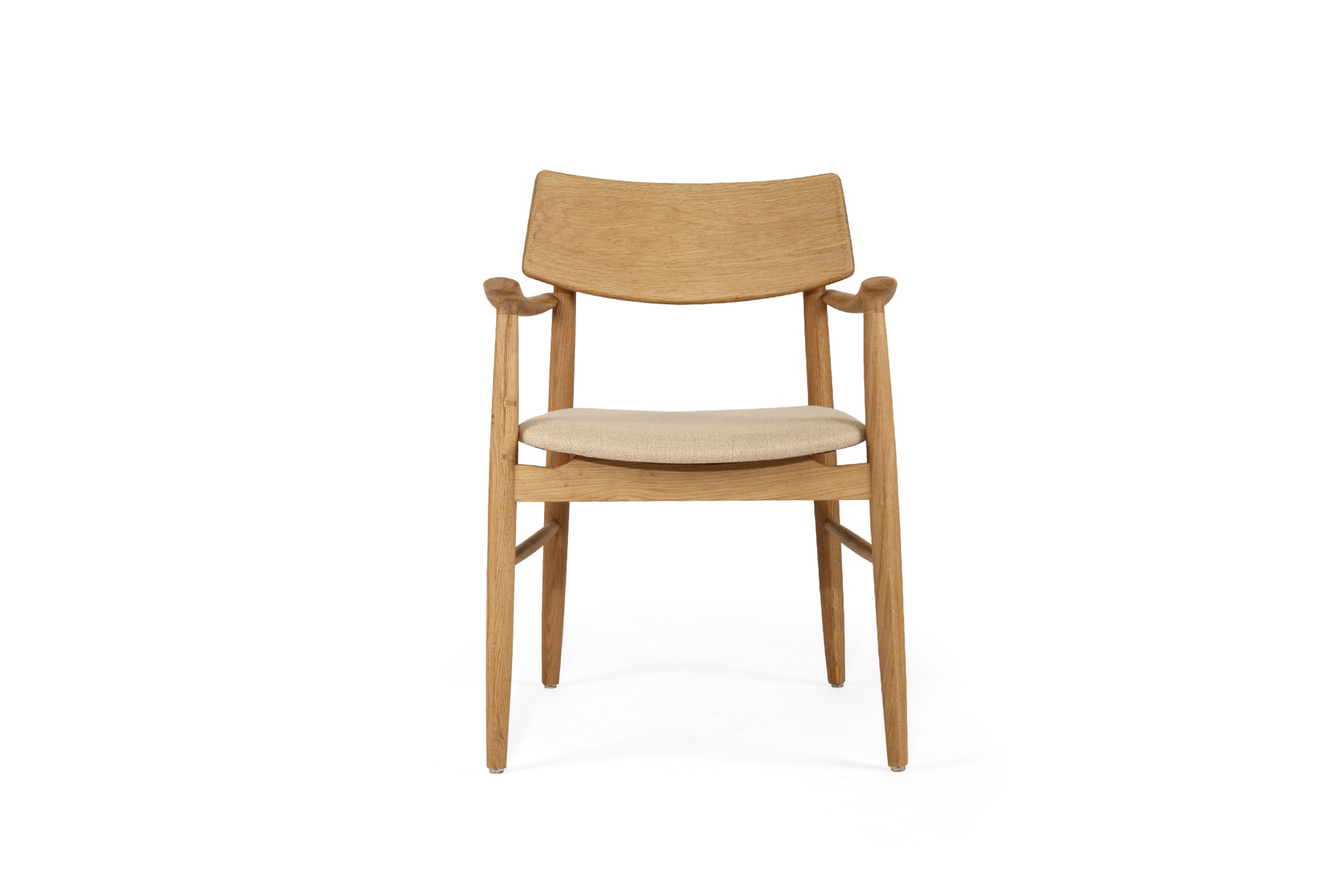 Harlow Armchair - Natural - Linen Seat