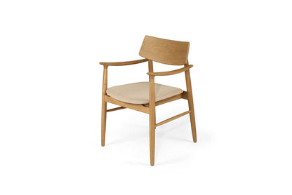 Harlow Armchair - Natural - Linen Seat