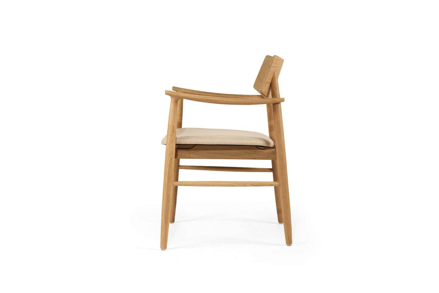Harlow Armchair - Natural - Linen Seat