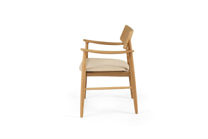 Harlow Armchair - Natural - Linen Seat