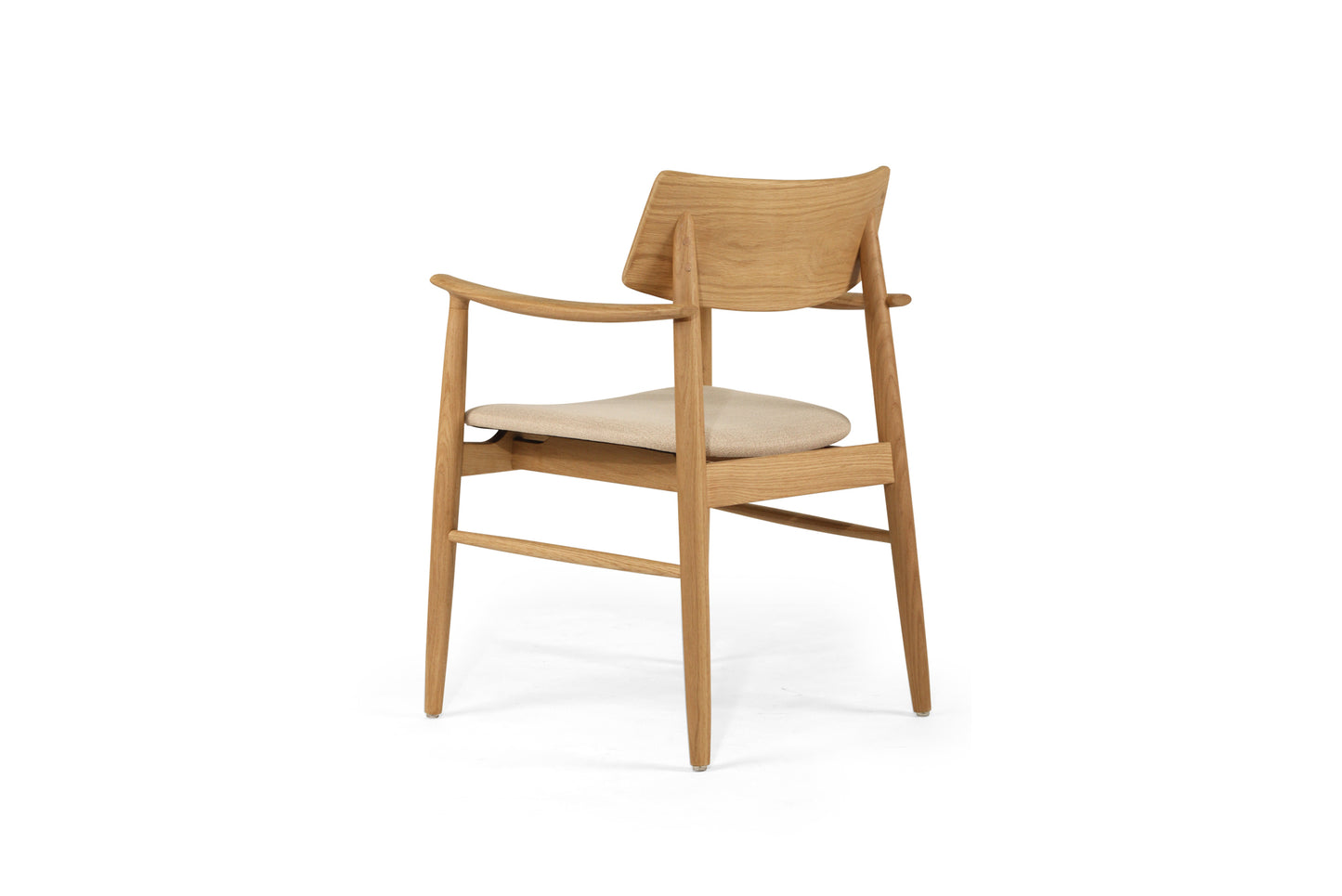 Harlow Armchair - Natural - Linen Seat
