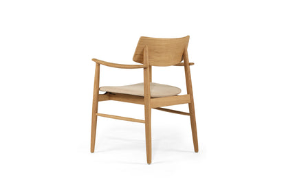 Harlow Armchair - Natural - Linen Seat