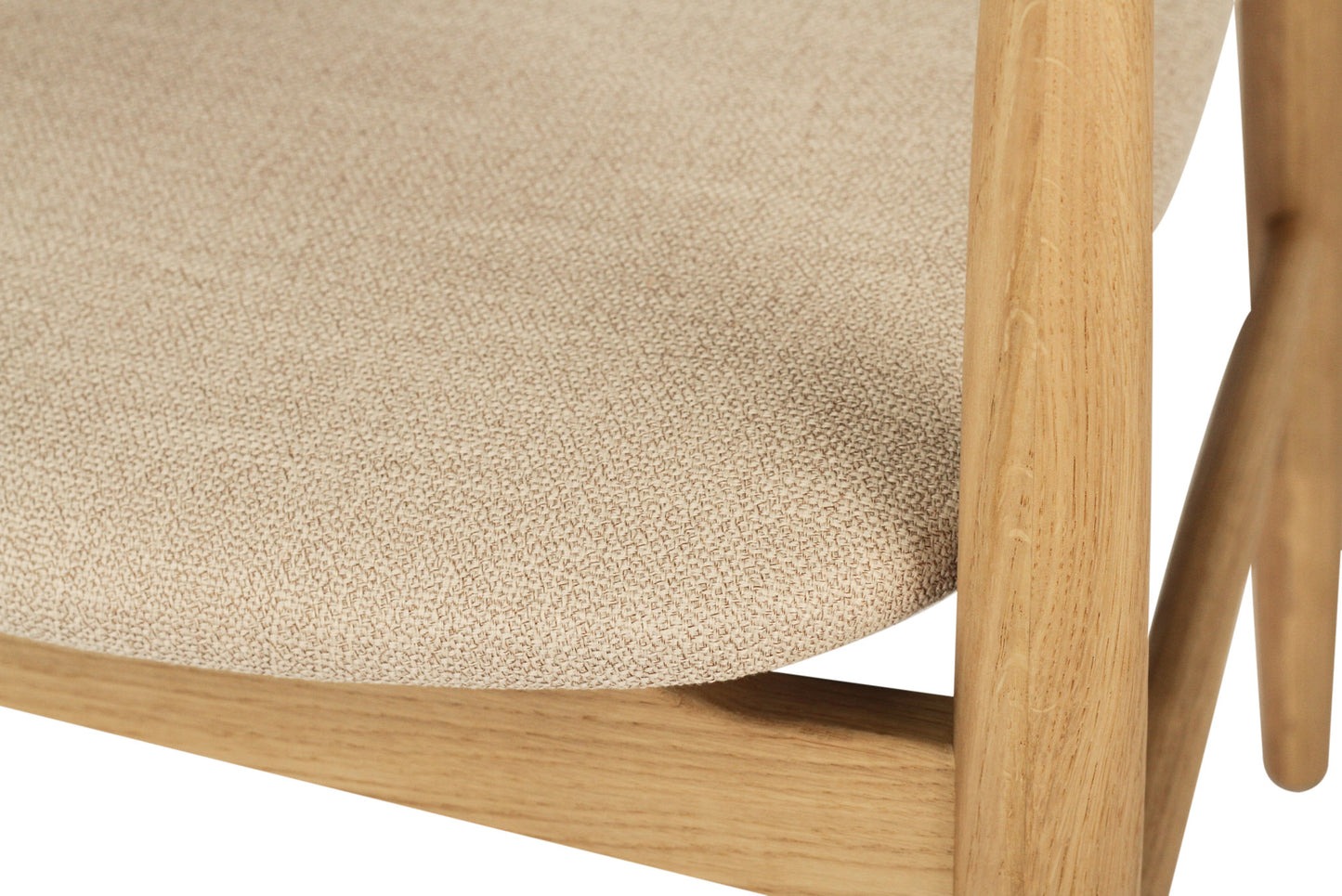 Harlow Armchair - Natural - Linen Seat