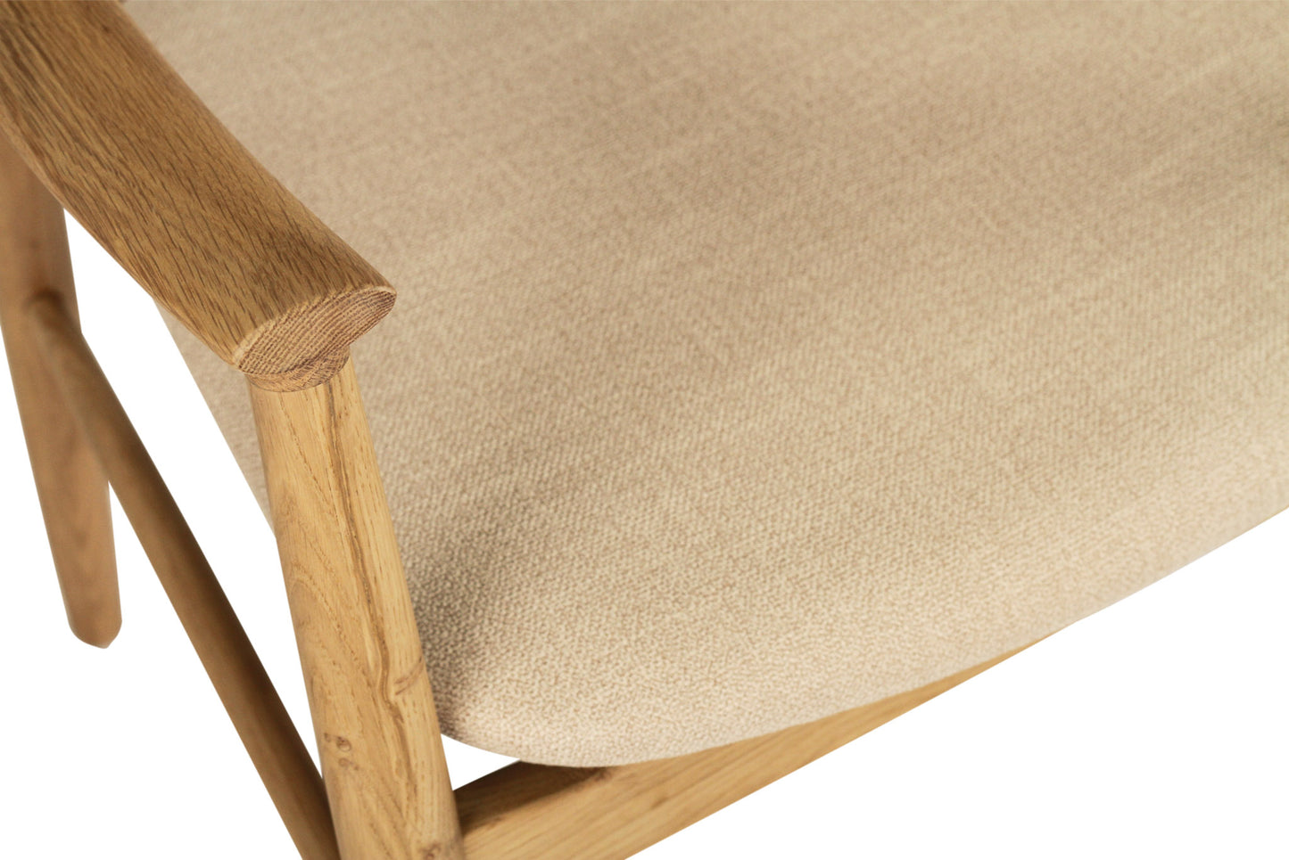 Harlow Armchair - Natural - Linen Seat