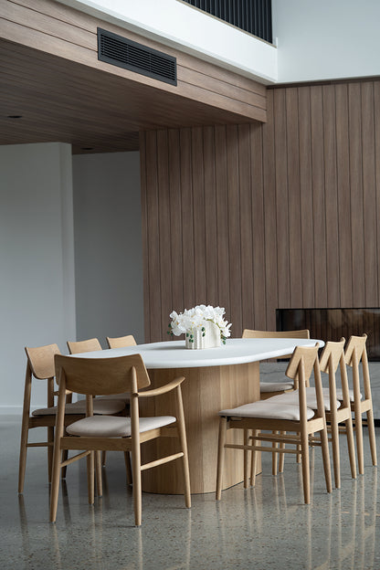 Harlow Armchair - Natural - Linen Seat