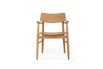 Harlow Armchair - Natural - Timber Seat