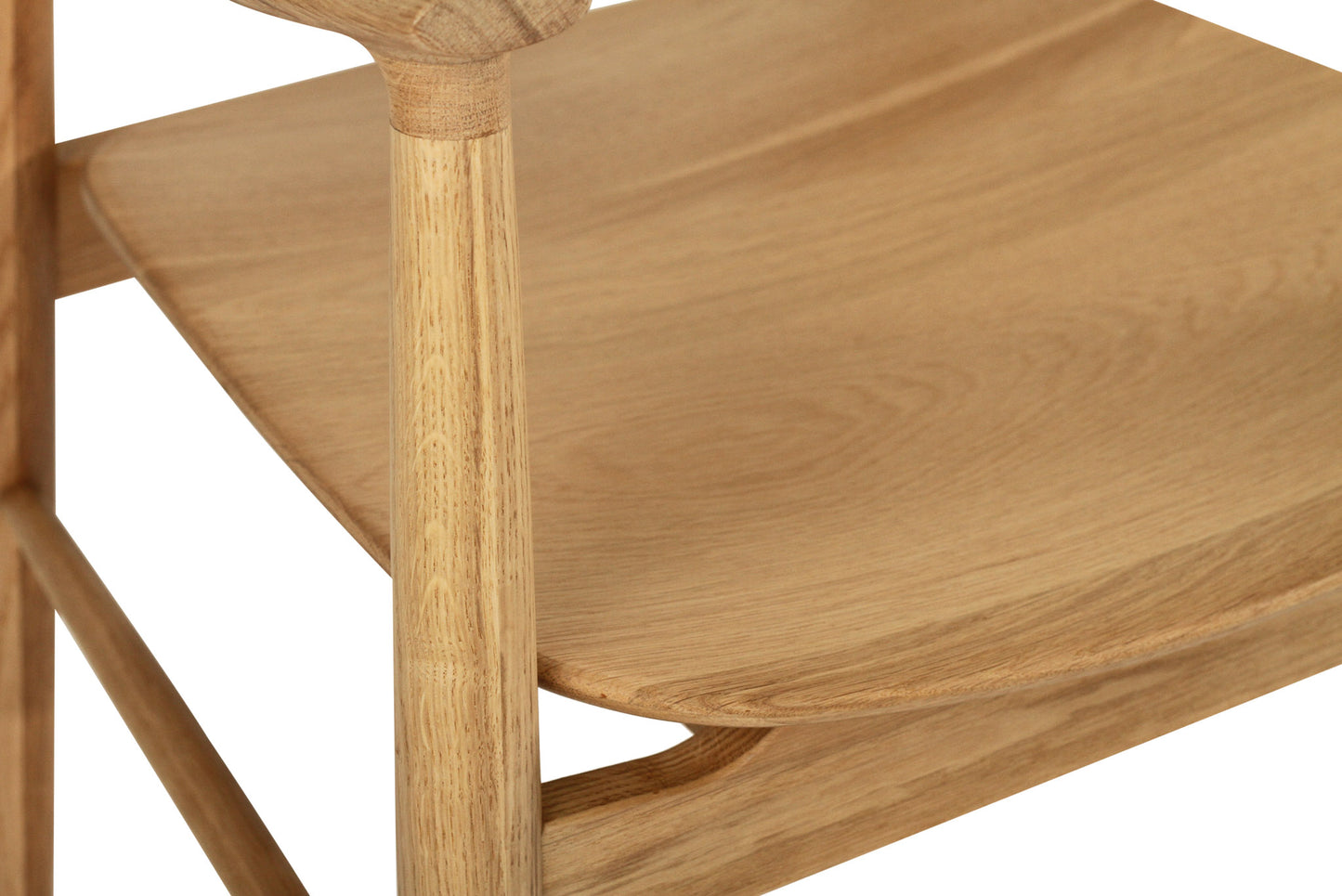 Harlow Armchair - Natural - Timber Seat