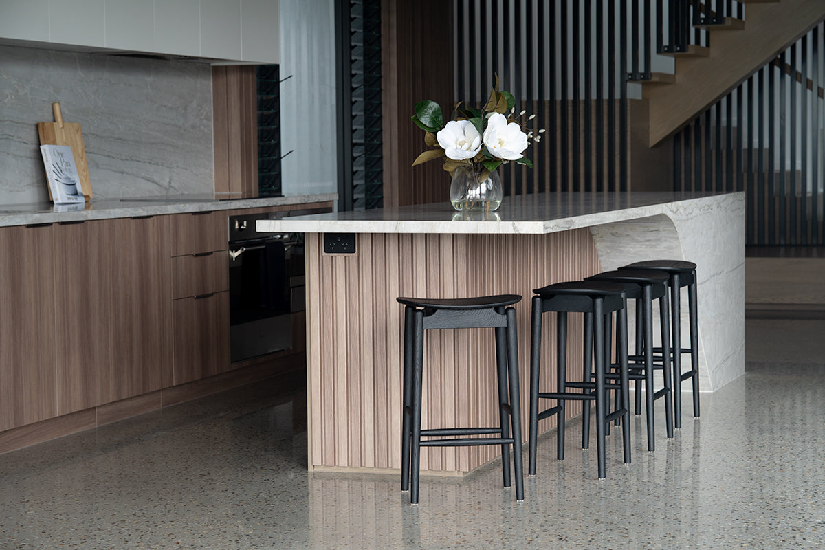 Harlow Counter Stool - Black