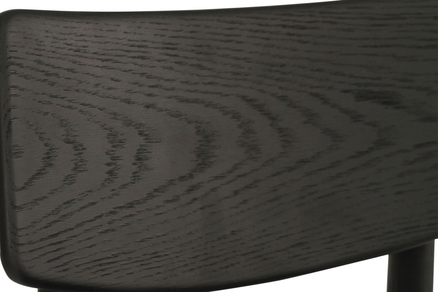 Harlow Dining Chair - Black with Timber Seat