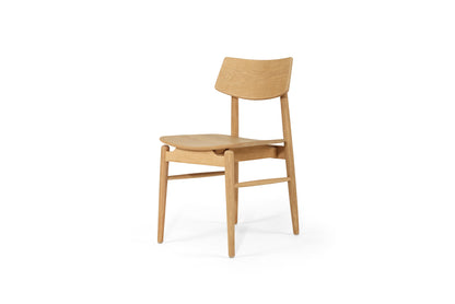 Harlow Dining Chair - Natural with Timber Seat