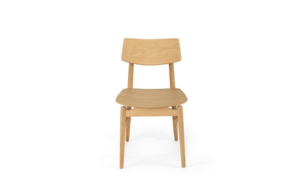Harlow Dining Chair - Natural with Timber Seat