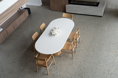 Harlow Dining Chair - Natural with Timber Seat