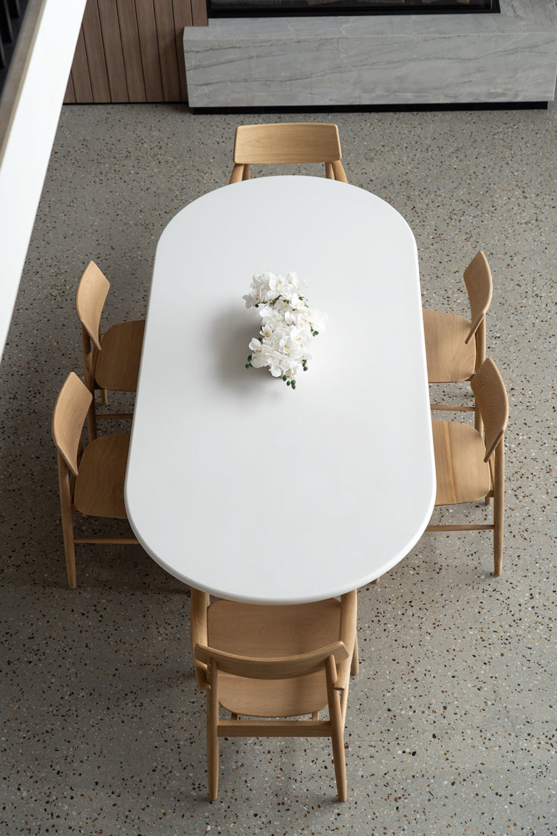 Harlow Dining Chair - Natural with Timber Seat