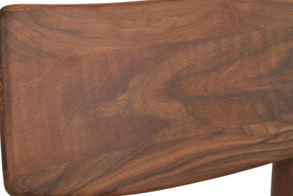 Harlow Dining Chair - Walnut with Linen Seat