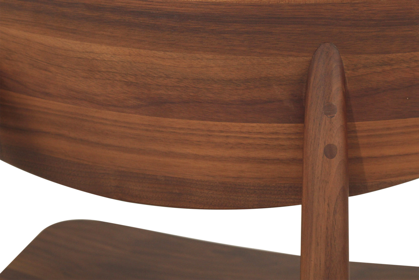 Harlow Dining Chair - Walnut with Timber Seat