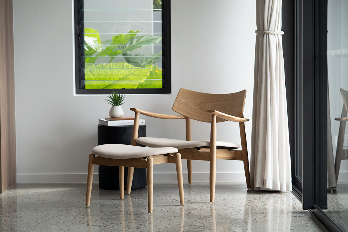Harlow Foot Stool - Natural
