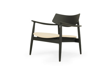 Harlow Occasional Chair - Black - Linen Seat