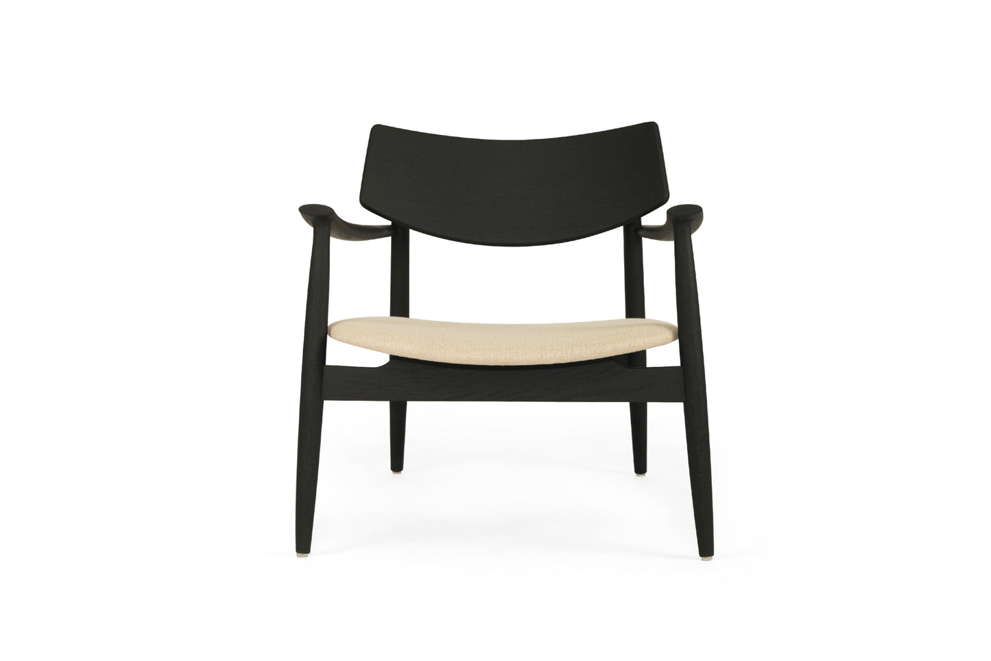 Harlow Occasional Chair - Black - Linen Seat