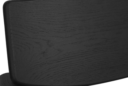 Harlow Occasional Chair - Black - Linen Seat