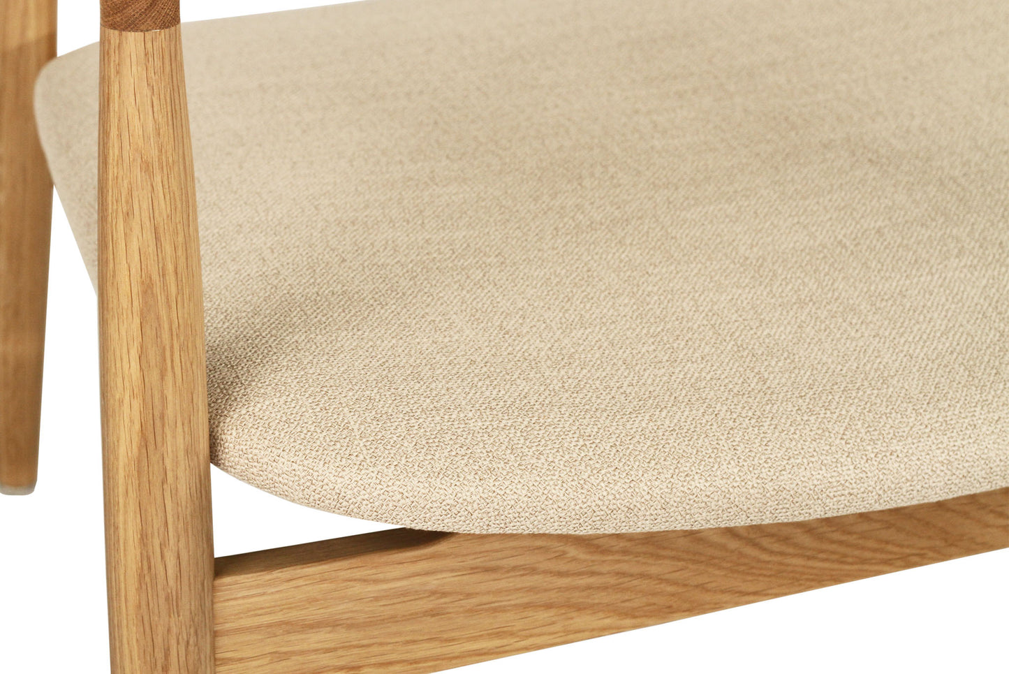 Harlow Occasional Chair - Natural - Linen Seat