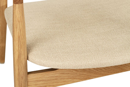 Harlow Occasional Chair - Natural - Linen Seat