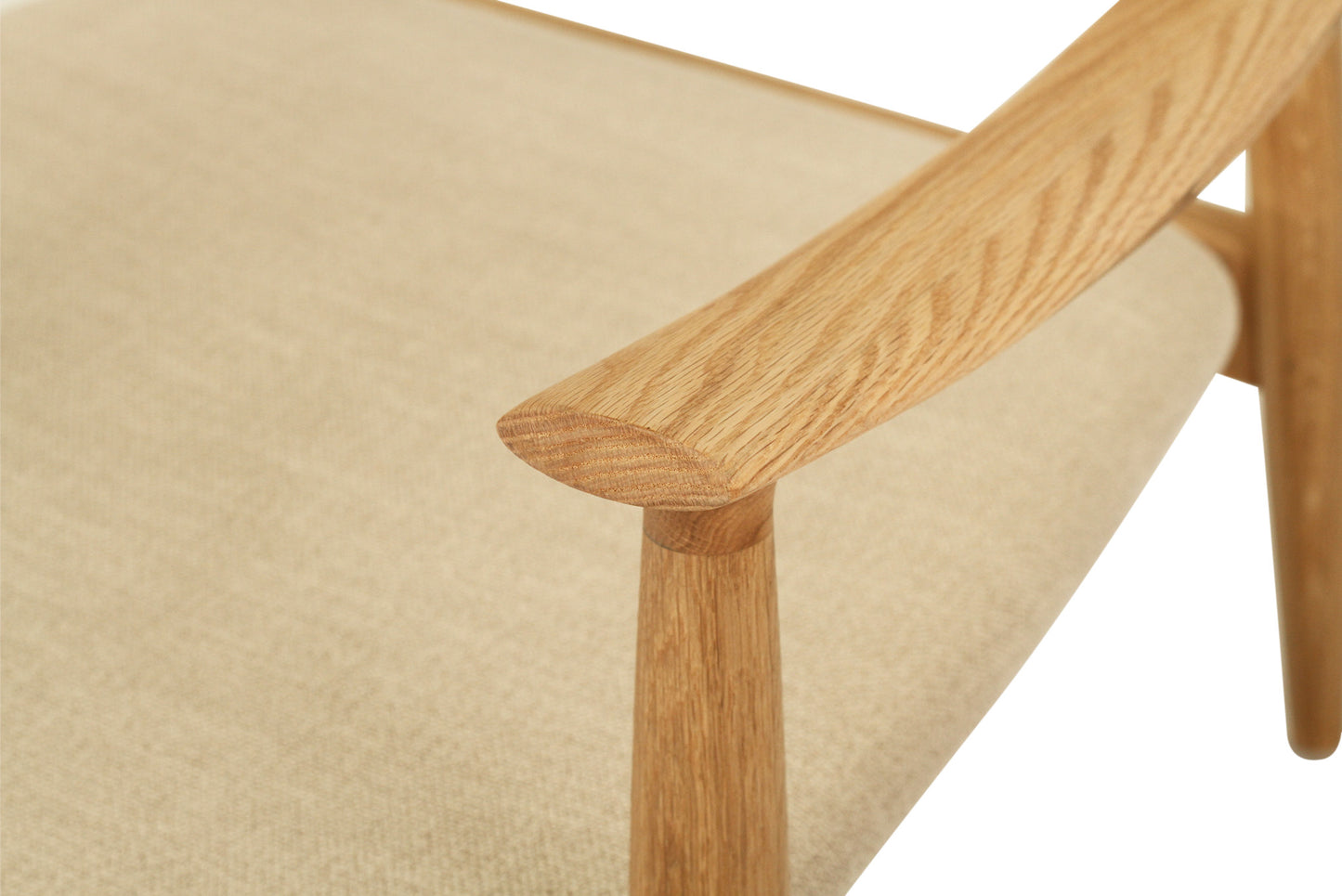 Harlow Occasional Chair - Natural - Linen Seat
