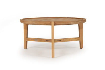Kingscliff Outdoor Round Coffee Table - Natural - 80cm