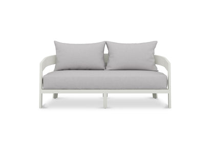 Kingscliff Outdoor Sofa - Powder Coated White Frame - 2 Seater