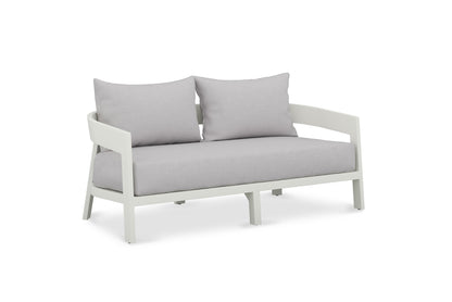 Kingscliff Outdoor Sofa - Powder Coated White Frame - 2 Seater