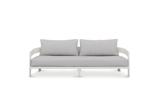 Kingscliff Outdoor Sofa - Powder Coated White Frame - 3 Seater