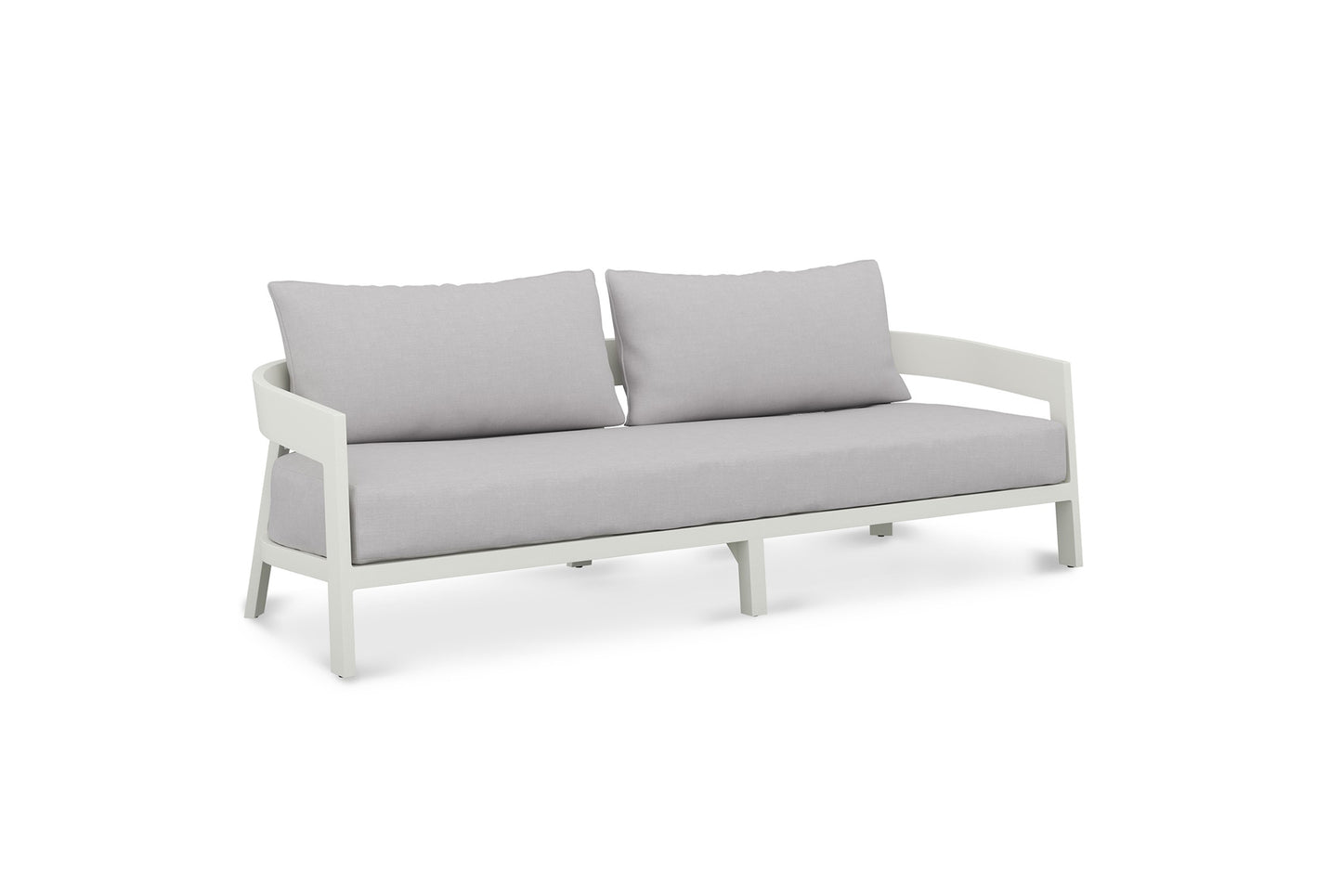 Kingscliff Outdoor Sofa - Powder Coated White Frame - 3 Seater
