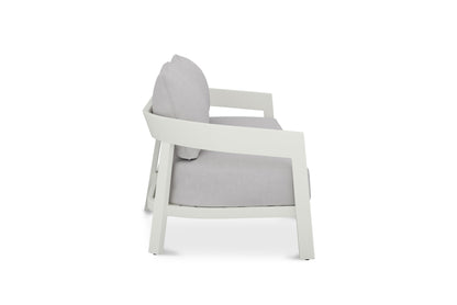 Kingscliff Outdoor Sofa - Powder Coated White Frame - 3 Seater