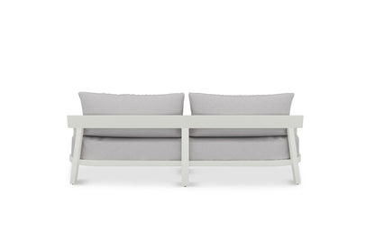 Kingscliff Outdoor Sofa - Powder Coated White Frame - 3 Seater