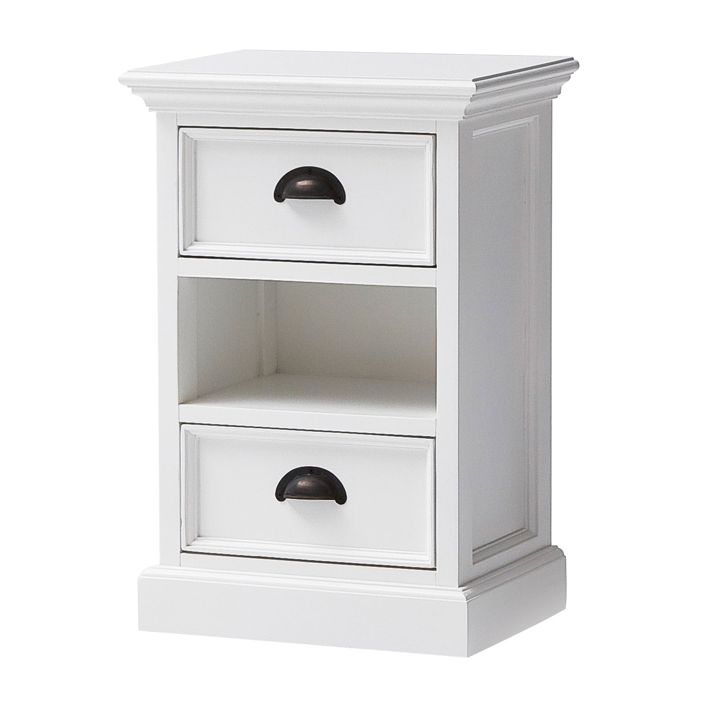 Halifax Bedside Storage Unit with Basket - SEATONES