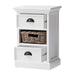 Halifax Bedside Storage Unit with Basket - SEATONES