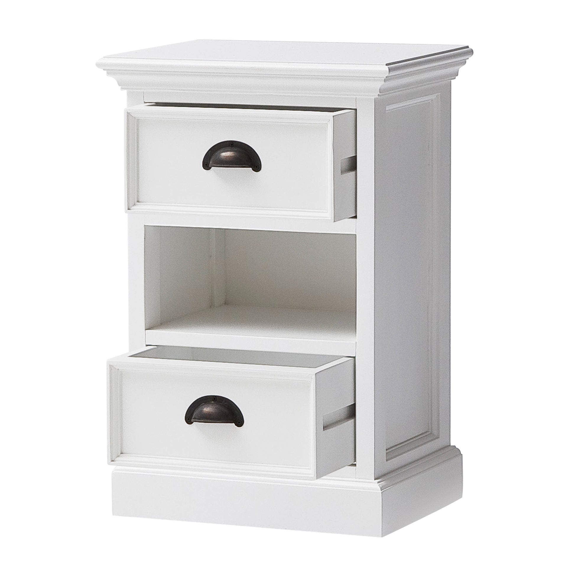 Halifax Bedside Storage Unit with Basket - SEATONES