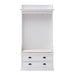 Halifax Entryway Coat Rack & Bench Unit - SEATONES
