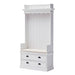 Halifax Entryway Coat Rack & Bench Unit - SEATONES