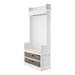 Halifax Entryway Coat Rack & Bench Unit - SEATONES