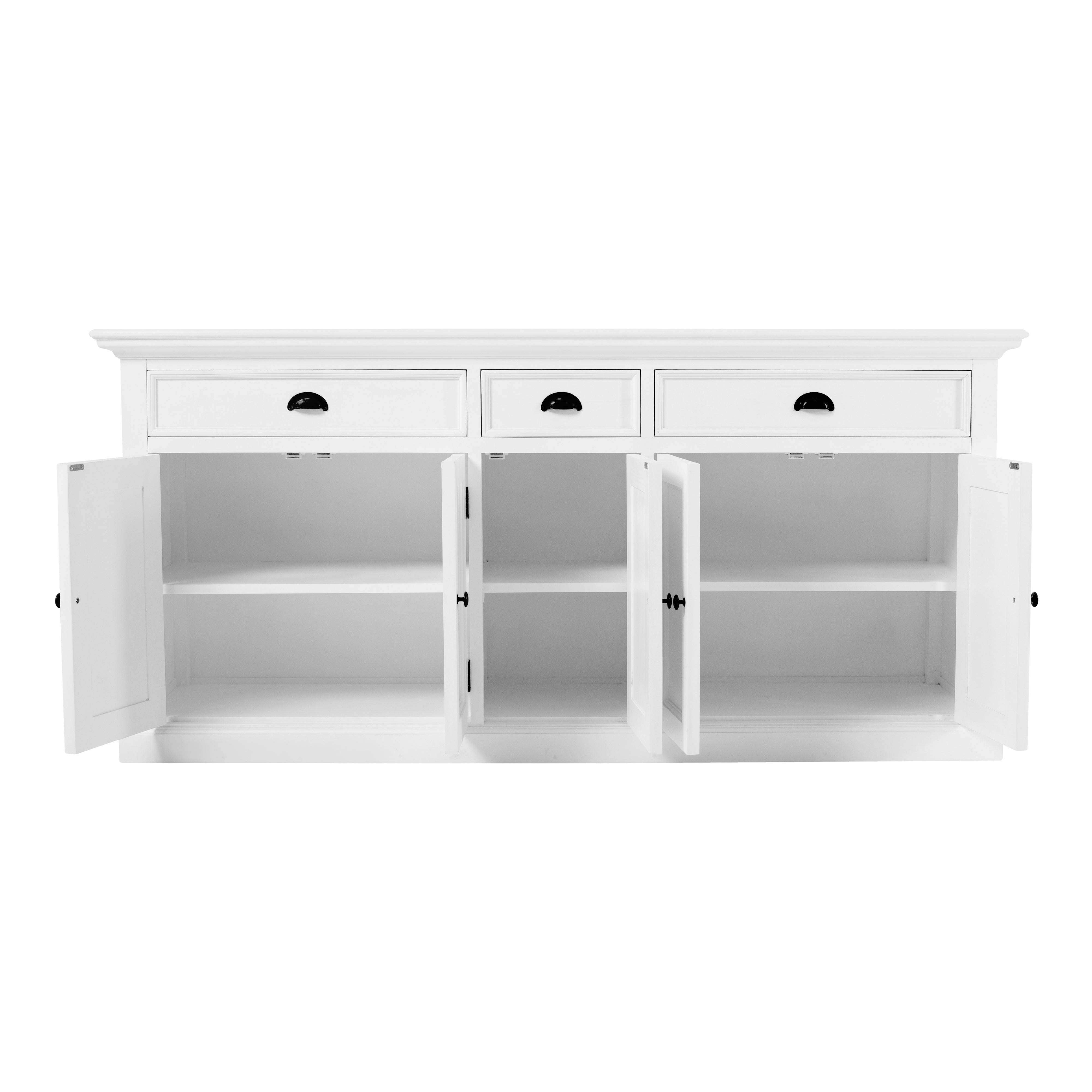 Halifax Hutch Bookcase 5 Doors 3 Drawers - SEATONES