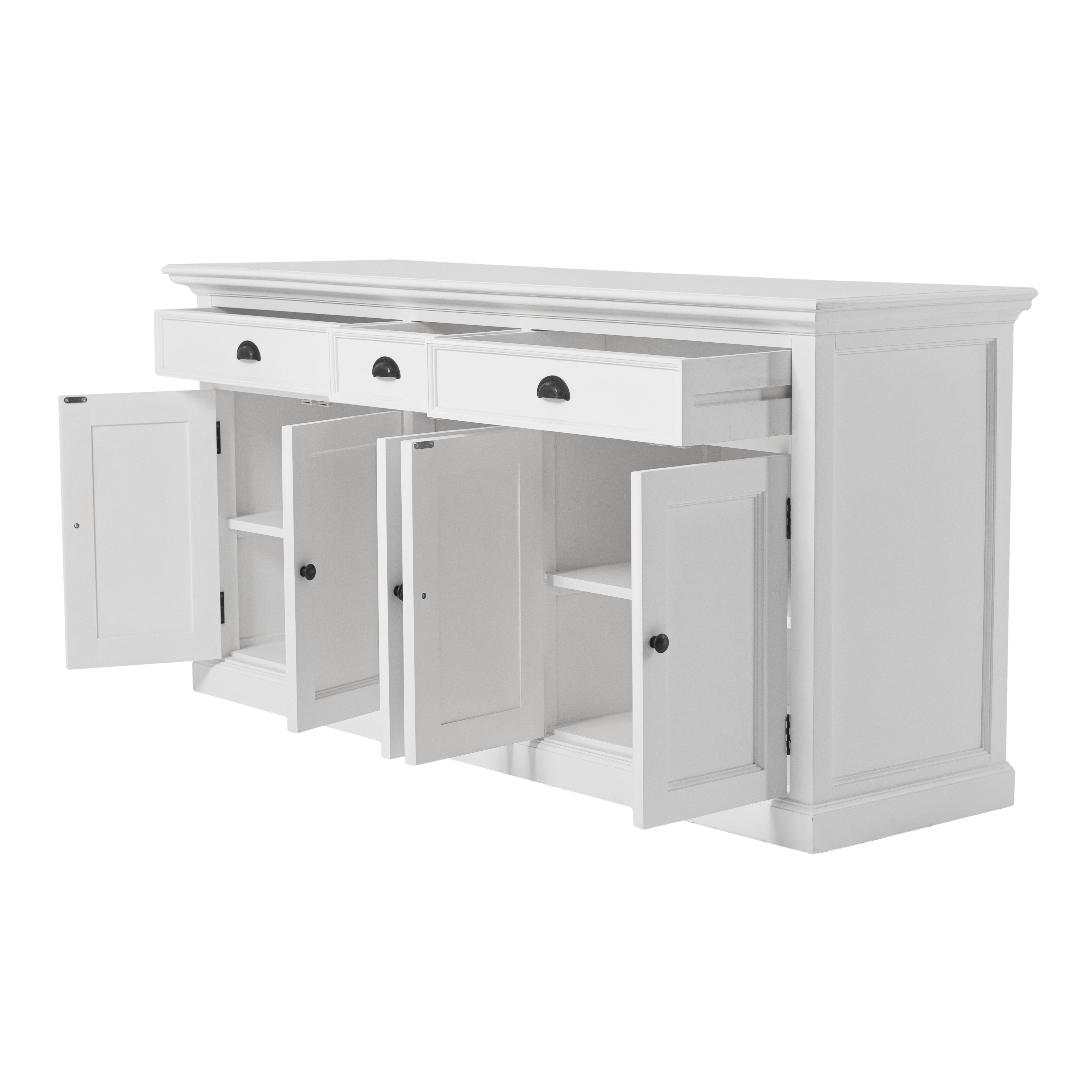 Halifax Hutch Bookcase 5 Doors 3 Drawers - SEATONES