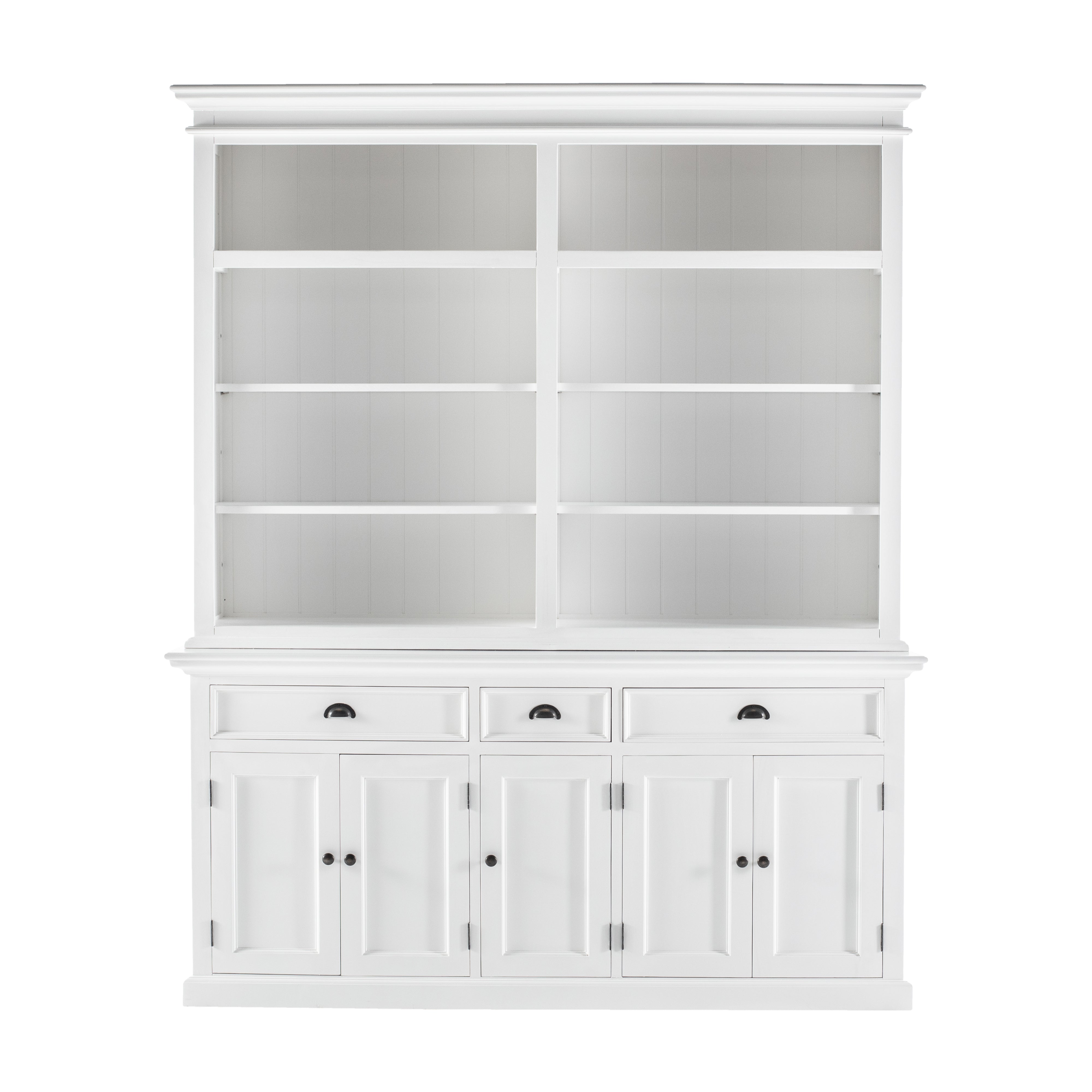 Halifax Hutch Bookcase 5 Doors 3 Drawers - SEATONES