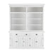 Halifax Hutch Bookcase 5 Doors 3 Drawers - SEATONES