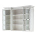 Halifax Library Hutch with Basket Set - SEATONES