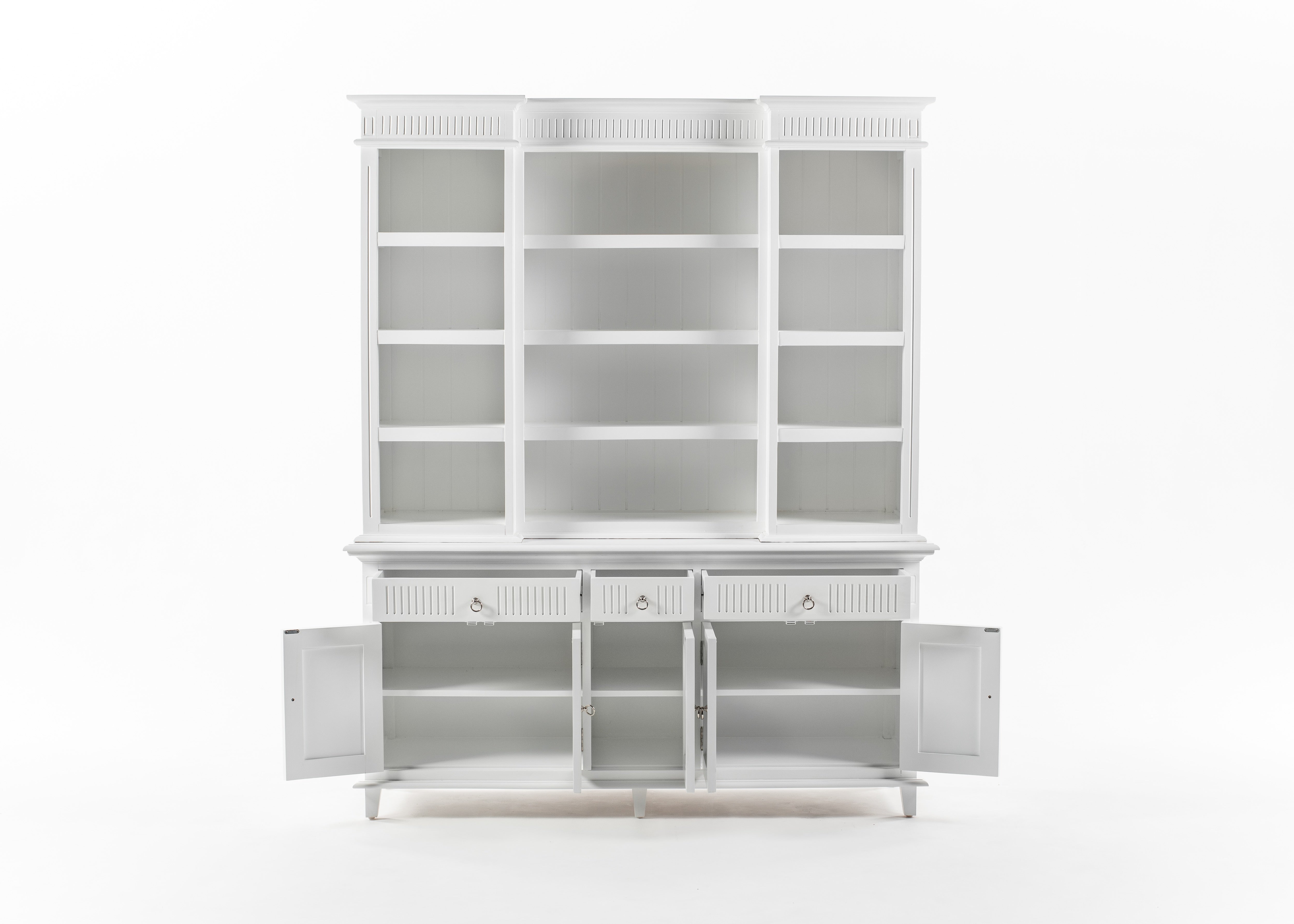 Skansen Kitchen Hutch Cabinet with 5 Doors 3 Drawers - SEATONES